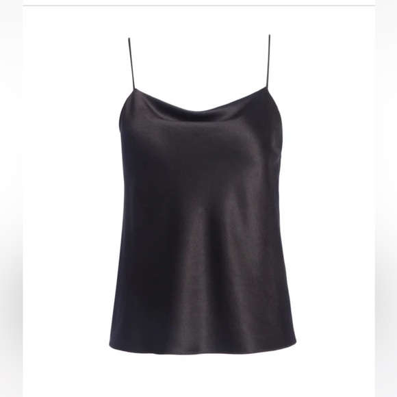 Alice & Olivia Harmon Drapey Silk Tank - Picture 2 of 6
